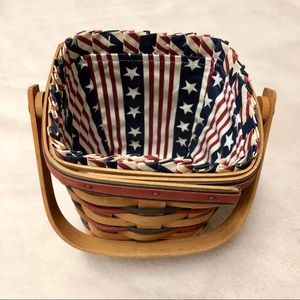 🇺🇸 1995 Longaberger Patriotic Basket 🇺🇸